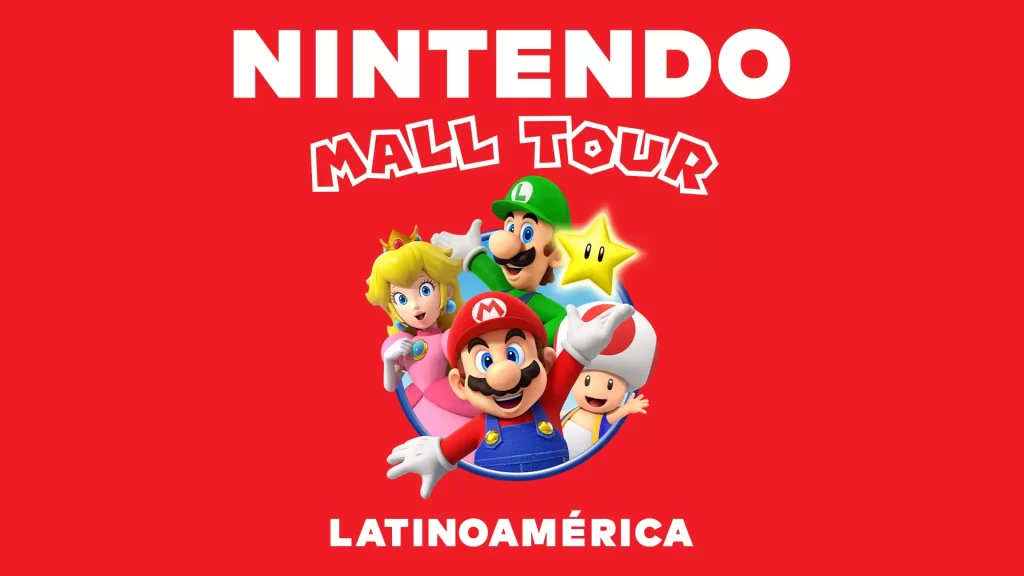 Nintendo anuncia el “Nintendo Mall Tour Latinoamérica 2025–2026”: fechas, ciudades y actividades gratuitas en seis países
