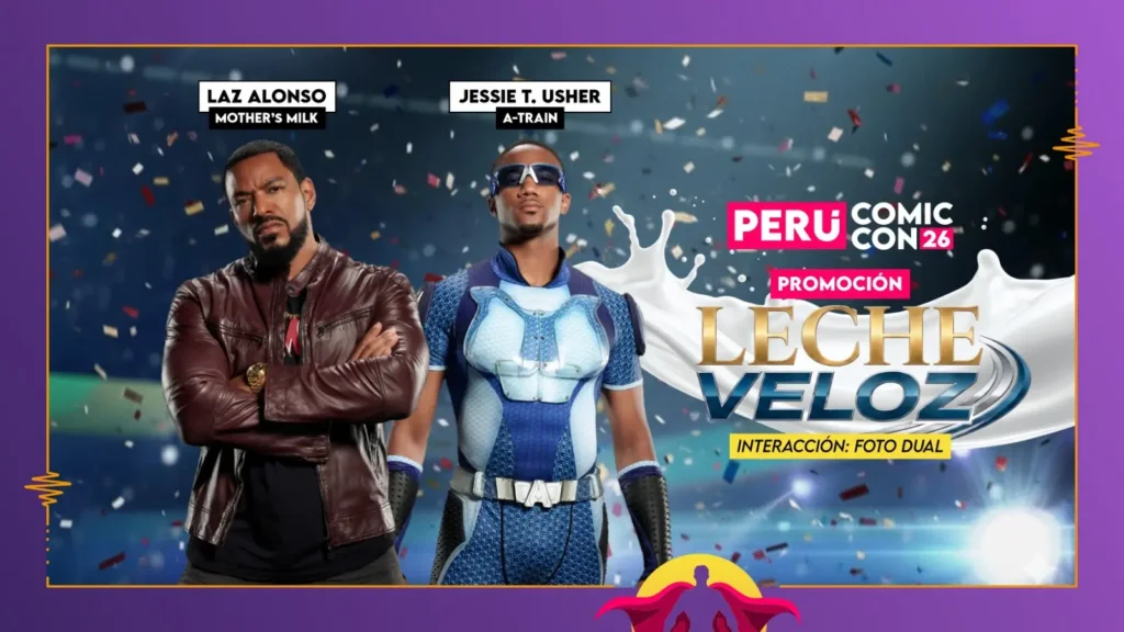 Perú Comic Con 2026 confirma a Jessie T. Usher y Laz Alonso de The Boys tras el impactante final de la serie