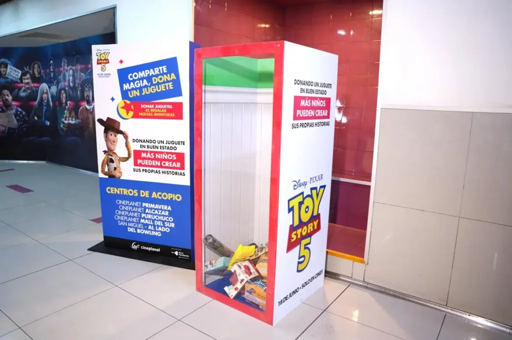 Toy Story 5 inspira campaña solidaria de donación de juguetes antes de su estreno en cines este 18 de junio